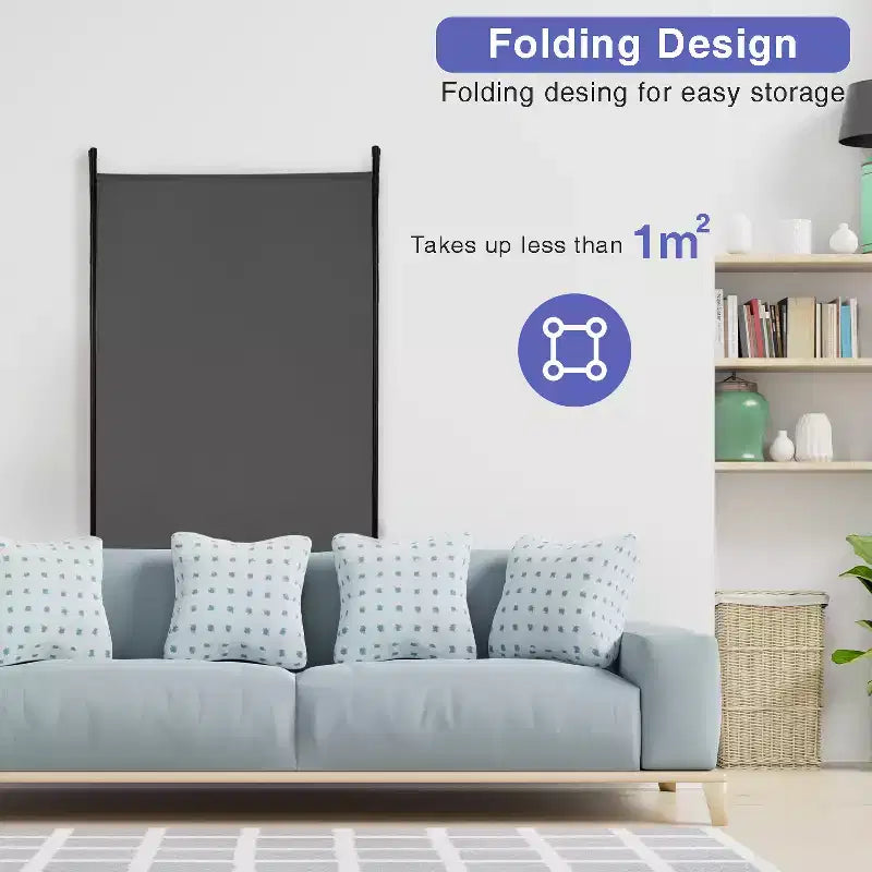 Paravent pliable à 3 panneaux polyvalent, écran d'intimité, avec cadre en métal, séparateur d'espace, mur de fond, cloisons de séparation autoportantes