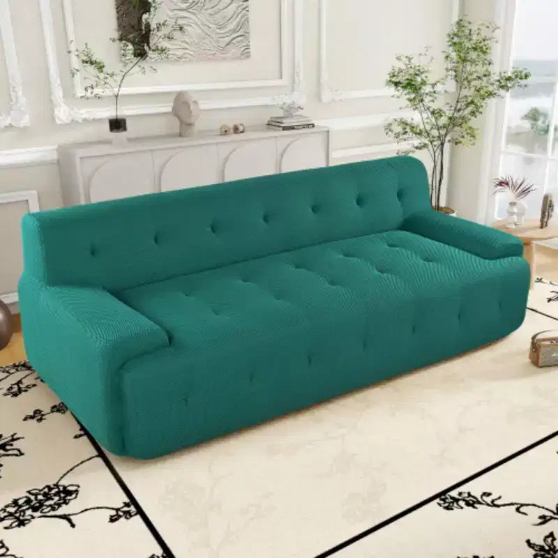 Canapé capitonné de style minimaliste moderne, canapé de compression 3 places pour salon, chambre et appartement