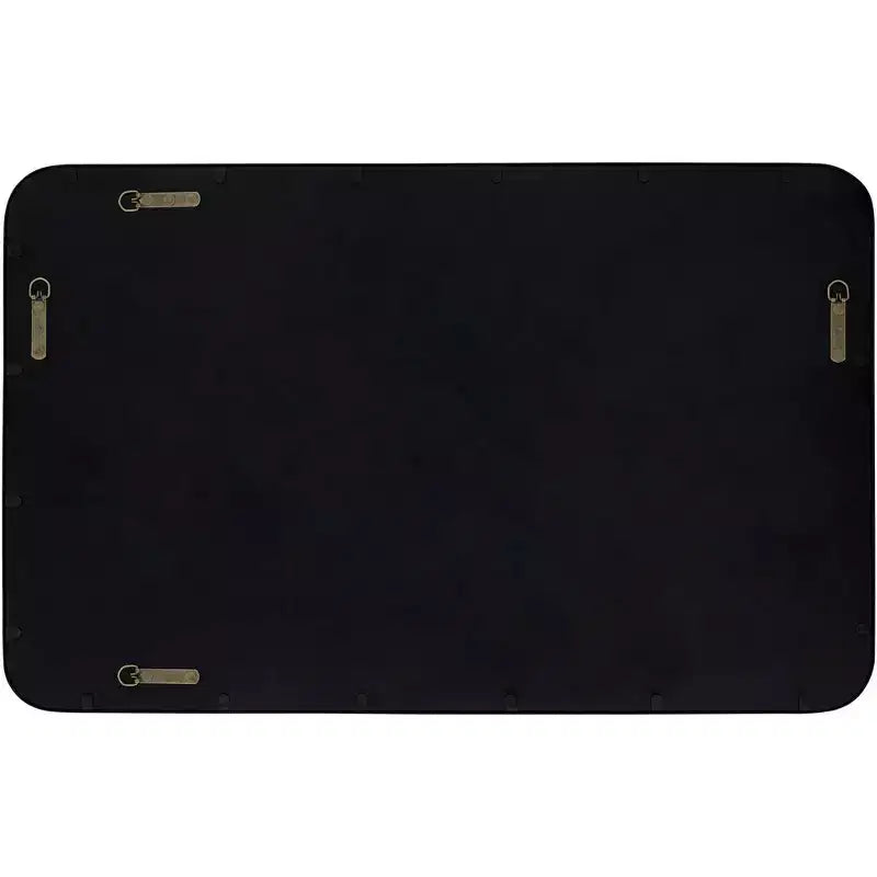 Miroir mural rectangulaire noir 24 x 38