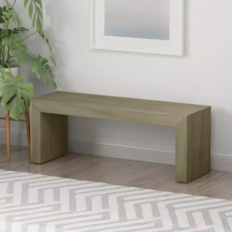 Banc de salle à manger en bois d'acacia