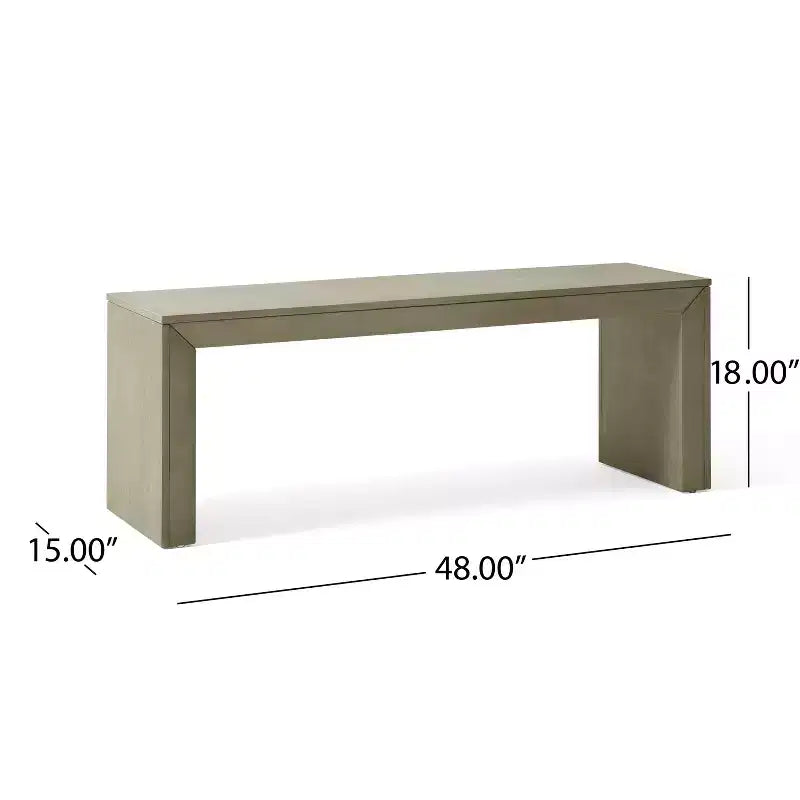 Banc de salle à manger en bois d'acacia