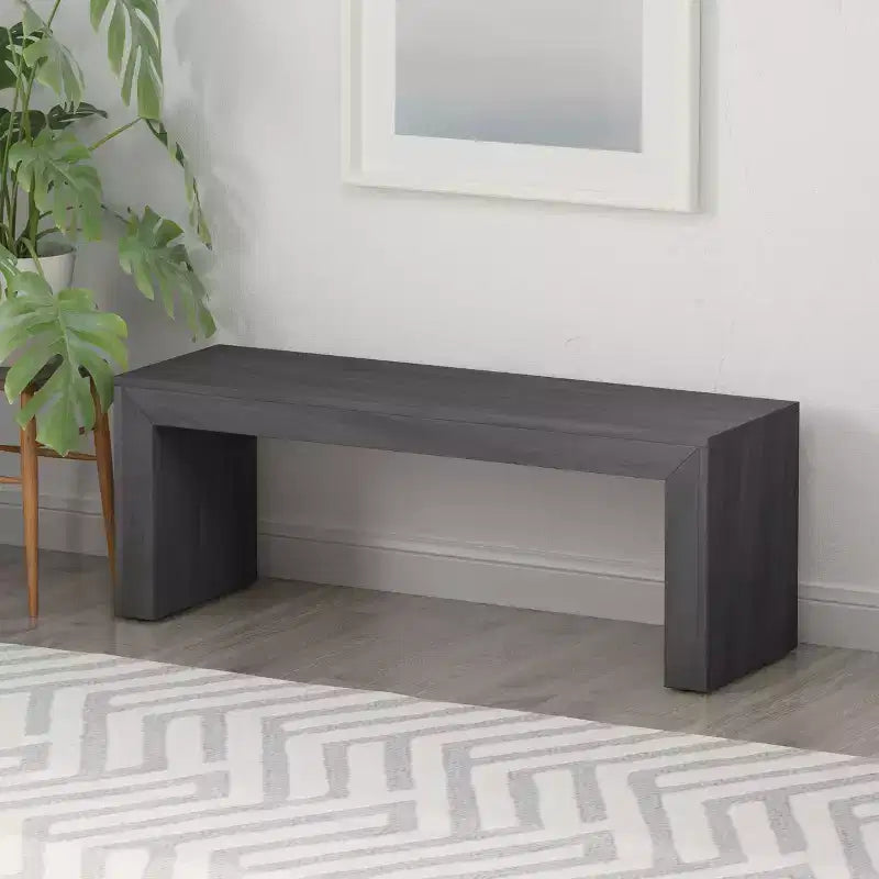 Banc de salle à manger en bois d'acacia
