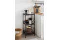 Storage Rack carbon steel Bookcase,Freestanding Bathroom Storage Shelving Unit, Display Plant Stand, Corner Rack Shelving for Kitchen Organization