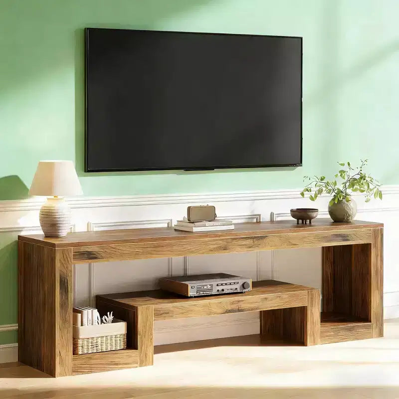 Meuble TV central, Meuble console multimédia vintage